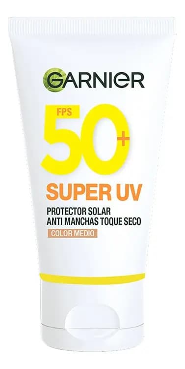 Garnier Super UV Toque Seco FPS 50+ Protector Solar Efecto Mate, 40ml